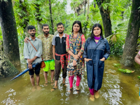 আঞ্জুমান মেহজাবিনের গোপনে ত্রাণ বিতরণ নিয়ে সমালোচনা ও তার জবাব